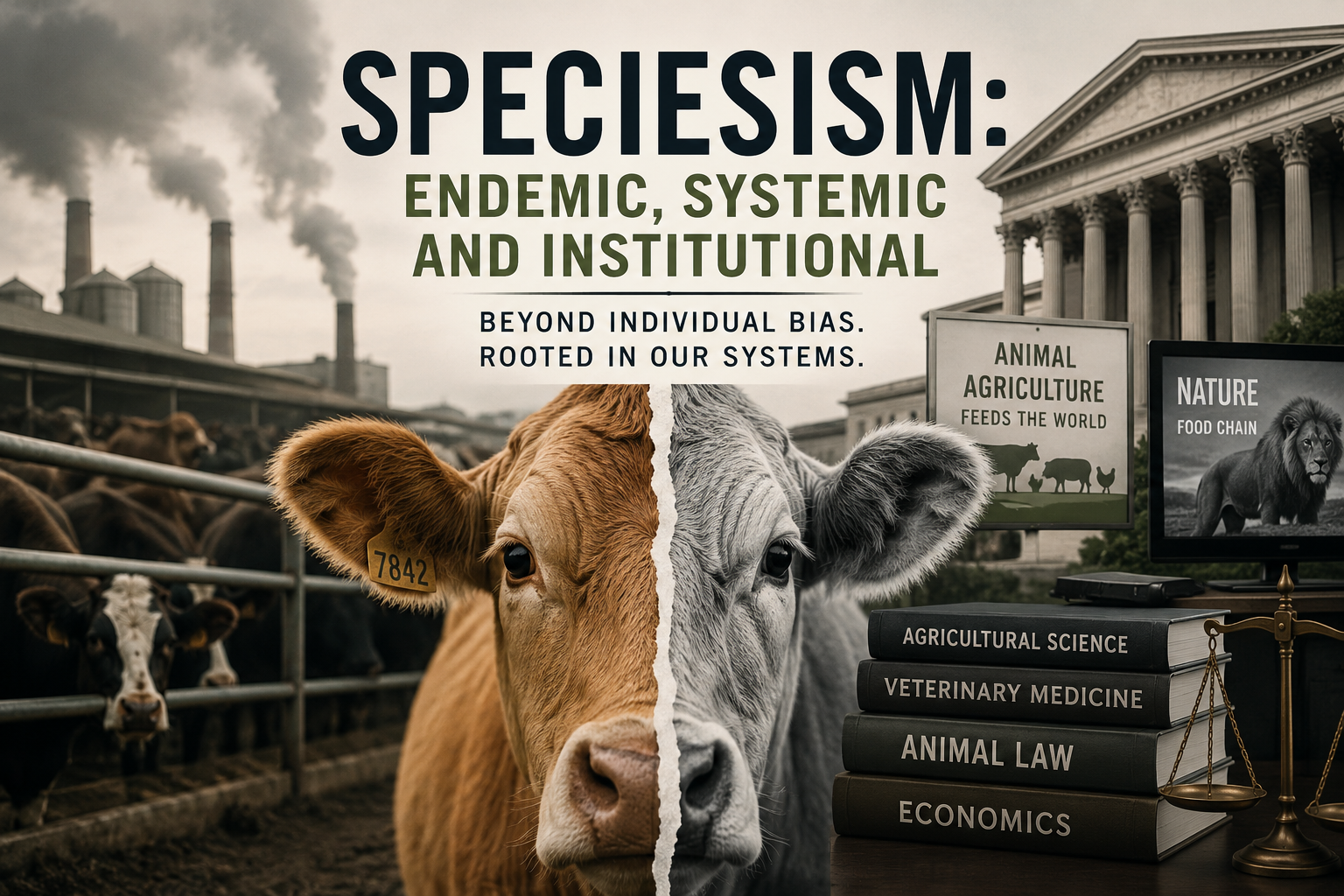Speciesism is endemic, systemic and institutional